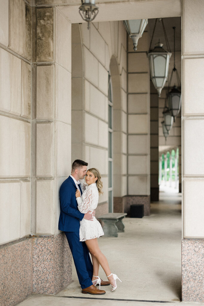 Dallas Engagement Session at Crescent Court Hotel and Highland Park