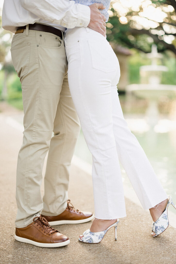 Dallas Engagement Session at Crescent Court Hotel and Highland Park