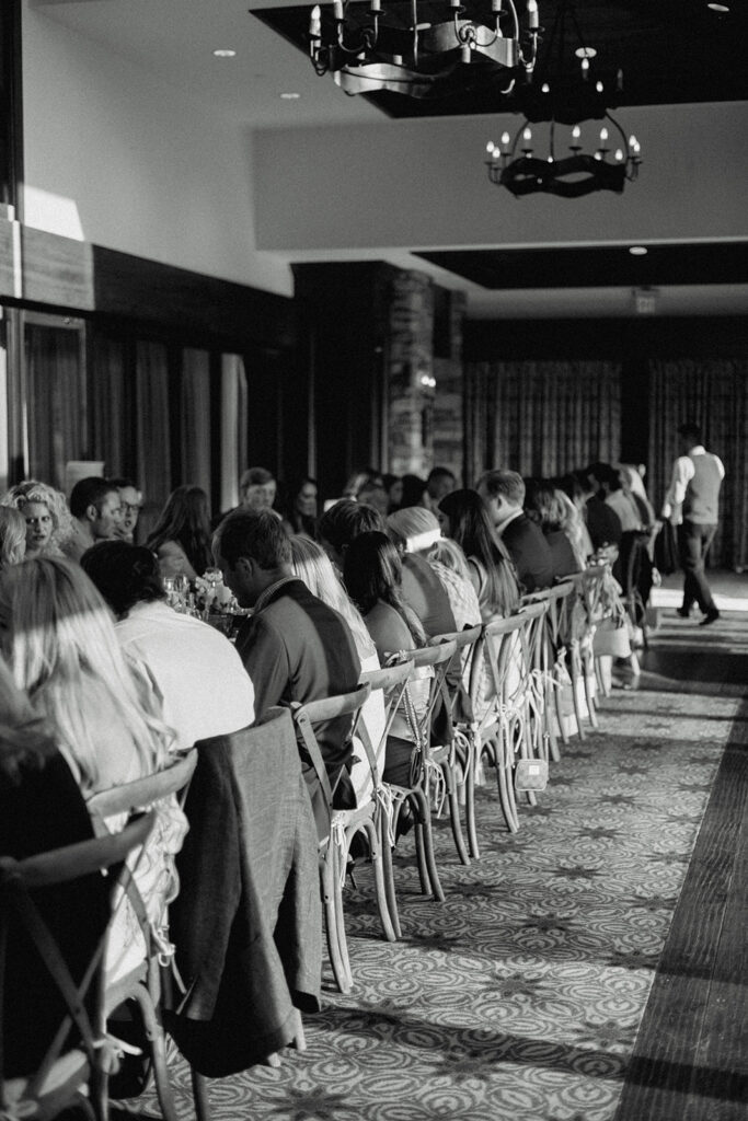 Reception at Stein Eriksen Lodge in Park City, Utah