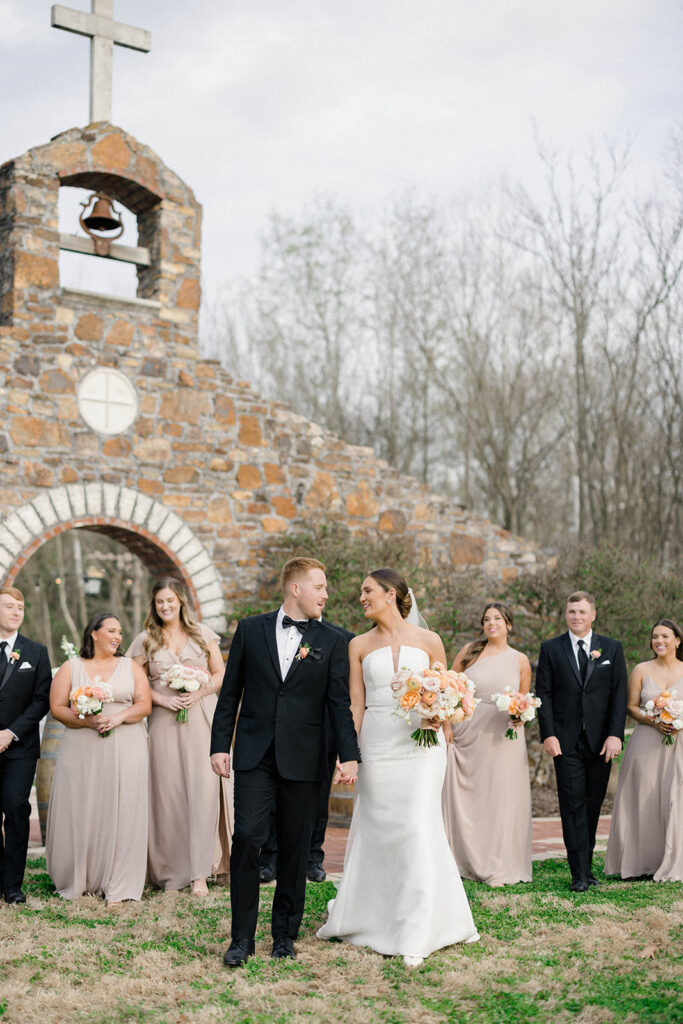 Cusp of Spring Wedding at Sassafras Springs Vineyard in Springdale, Arkansas