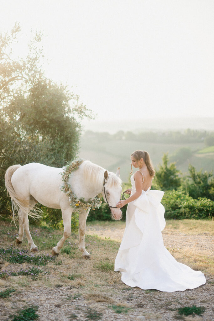 Tuscany wedding at Villa Montecastello in Monteriggioni