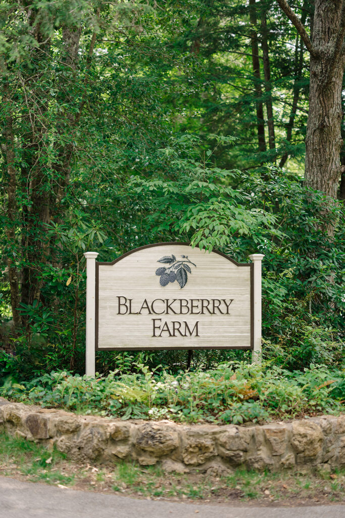 Blackberry Farm wedding ceremony in Tennessee