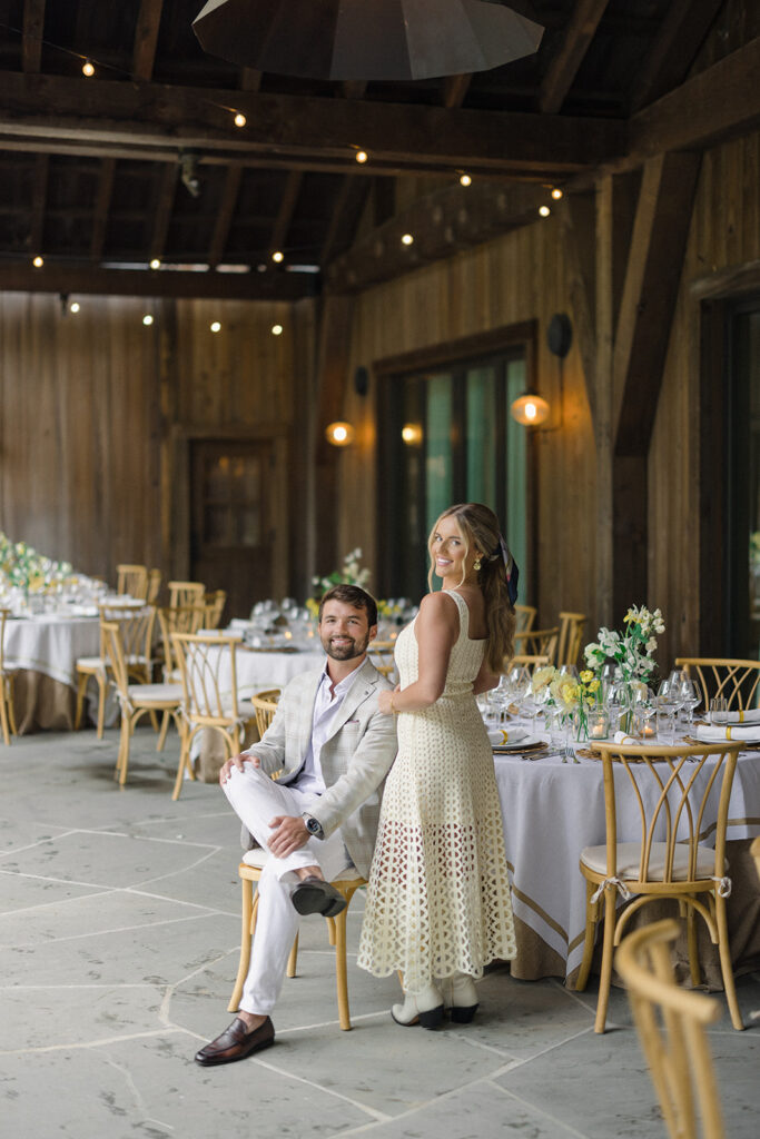 welcome party at Blackberry Farm wedding weekend in Tennessee