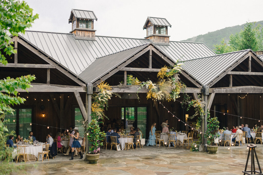 welcome party at Blackberry Farm wedding weekend in Tennessee