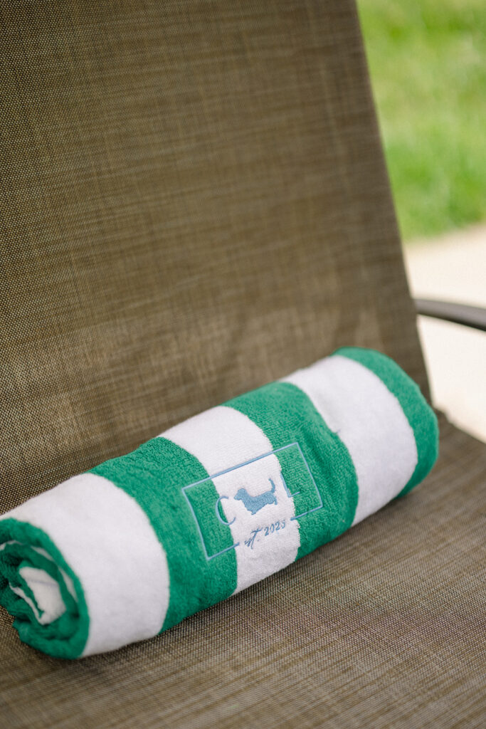 pool party celebration during Blackberry Farm wedding weekend