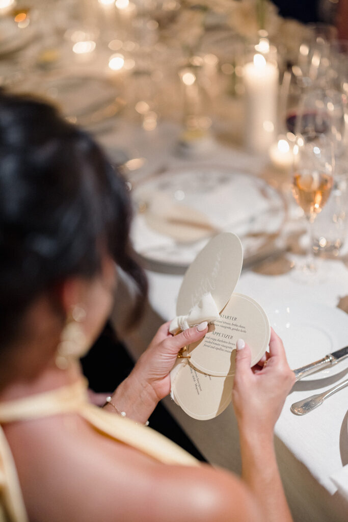 rehearsal dinner at Blackberry Farm estate wedding