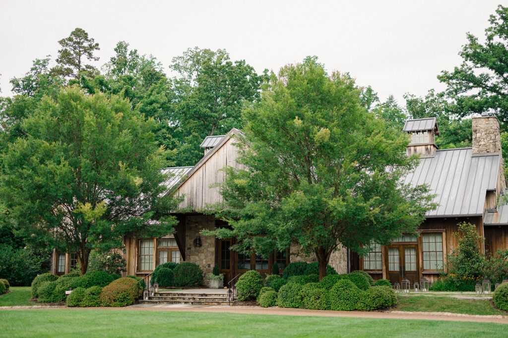 rehearsal dinner at Blackberry Farm estate wedding