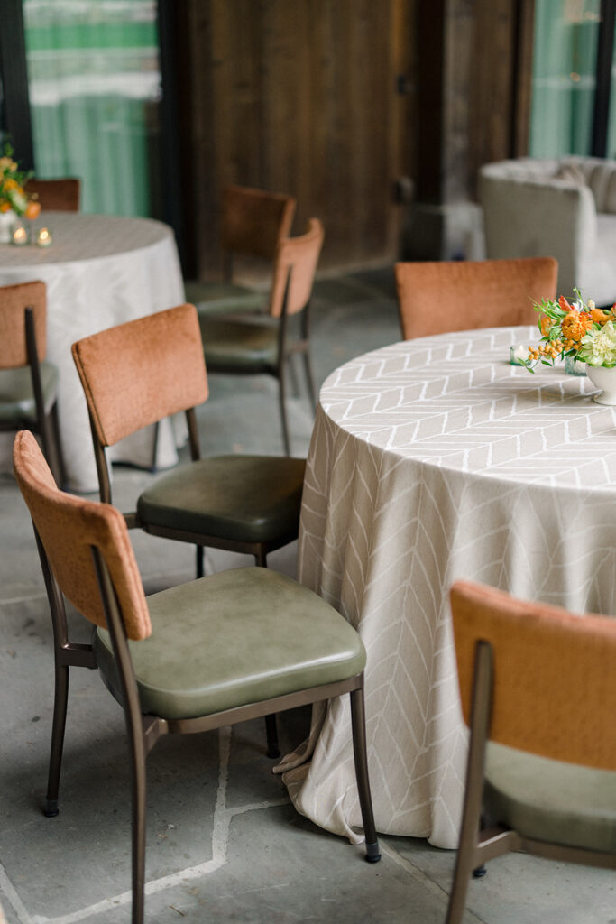 rehearsal dinner at Blackberry Farm estate wedding