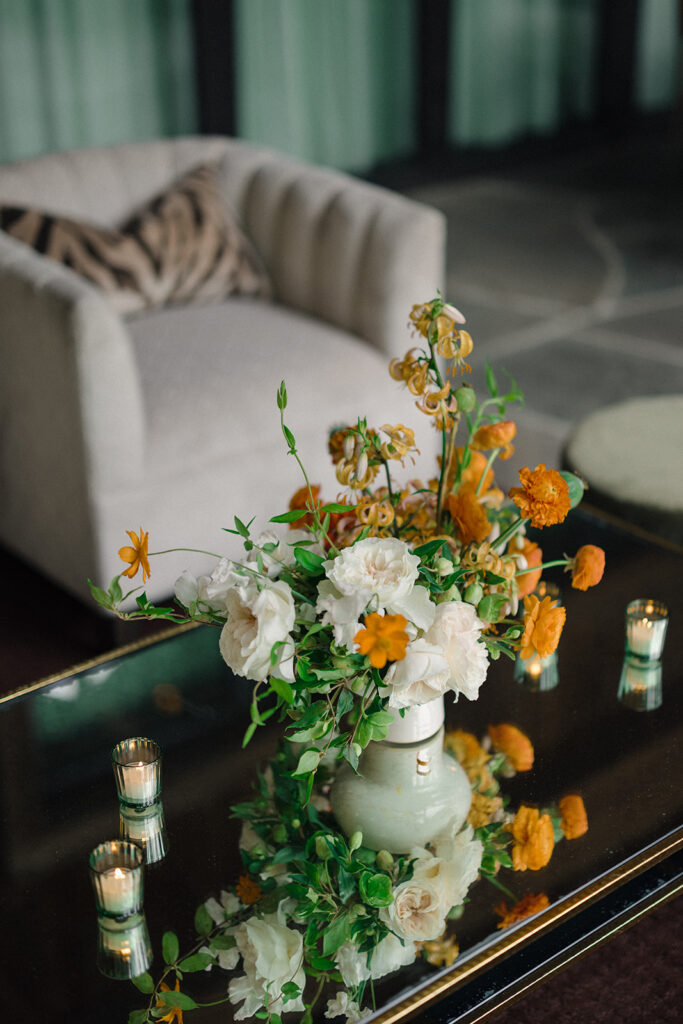 rehearsal dinner at Blackberry Farm estate wedding