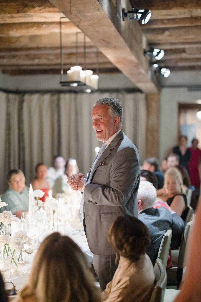 rehearsal dinner at Blackberry Farm estate wedding