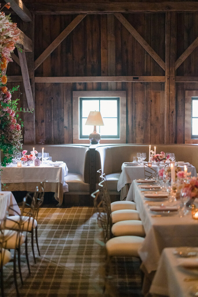 wedding reception at Blackberry Farm wedding weekend