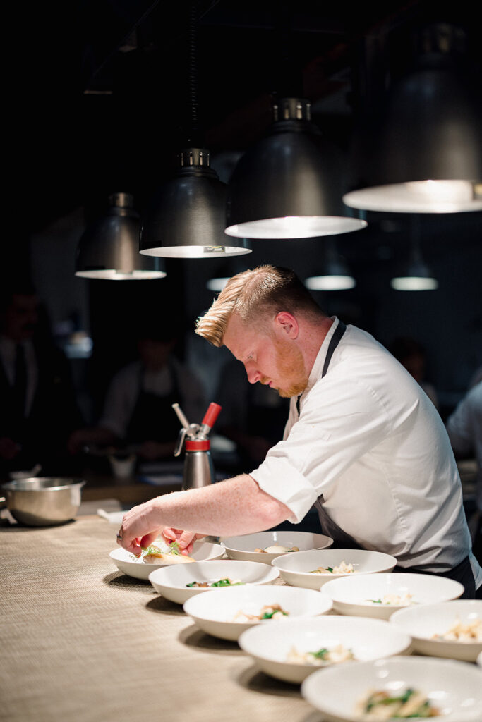 wedding reception at Blackberry Farm wedding weekend