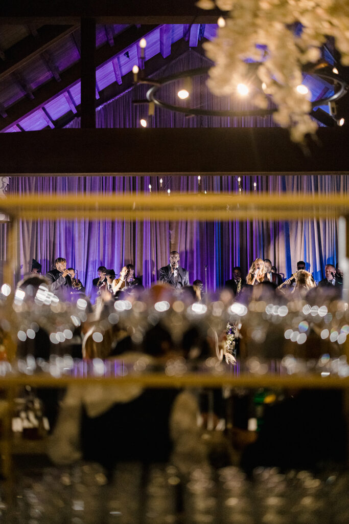 wedding reception at Blackberry Farm wedding weekend