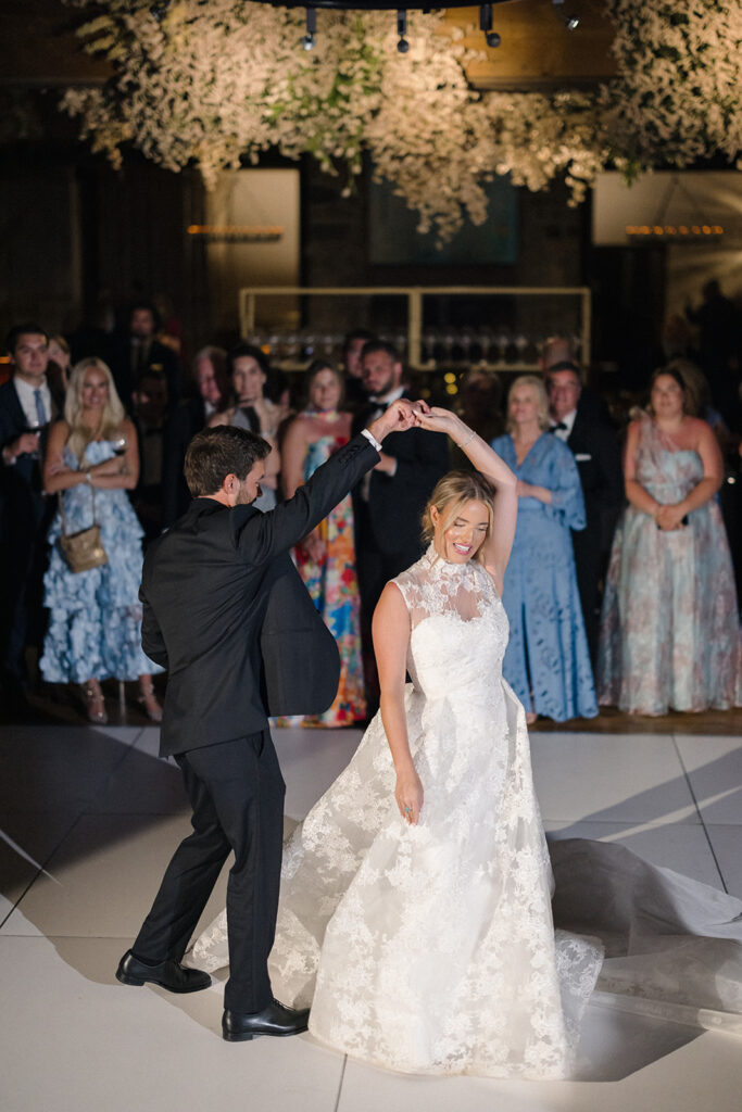 wedding reception at Blackberry Farm wedding weekend