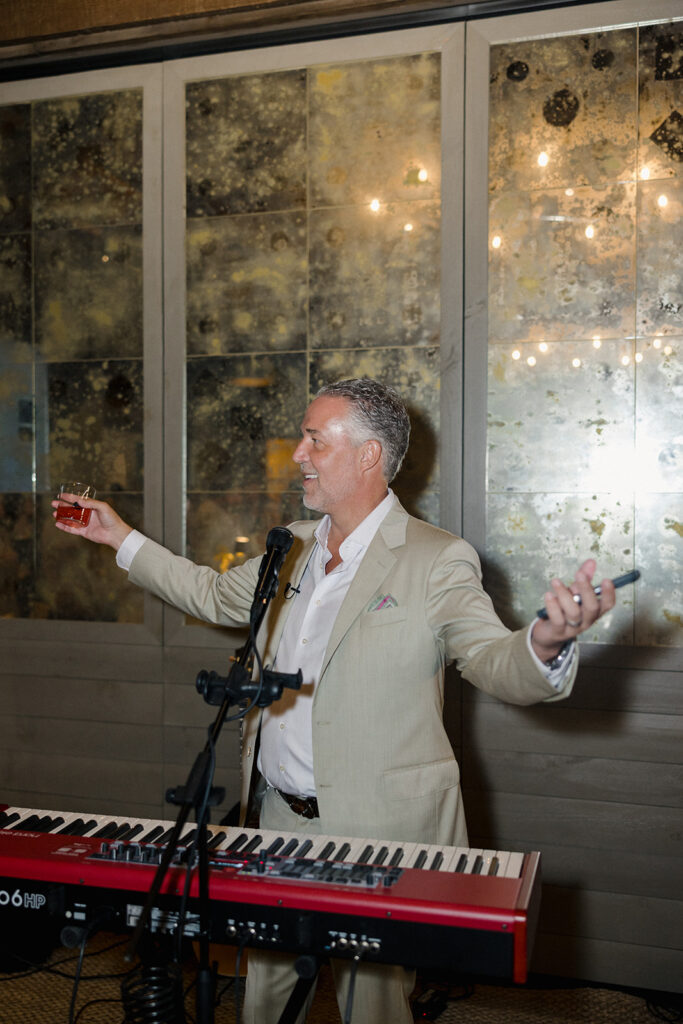 welcome party at Blackberry Farm wedding weekend in Tennessee