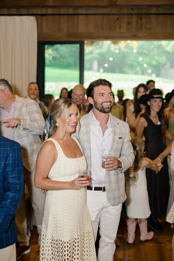 welcome party at Blackberry Farm wedding weekend in Tennessee