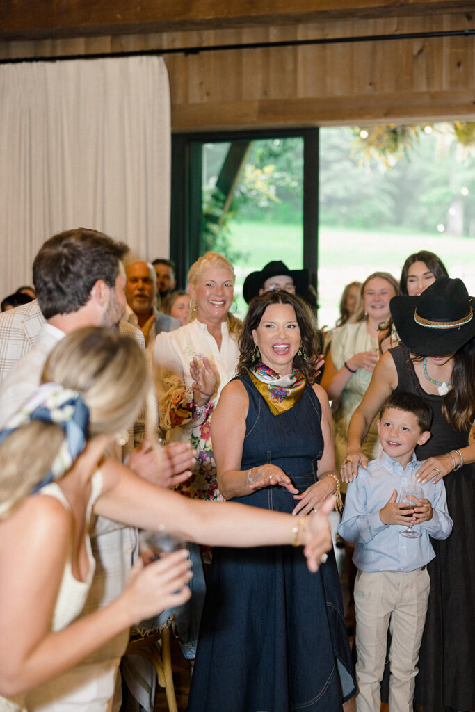 welcome party at Blackberry Farm wedding weekend in Tennessee