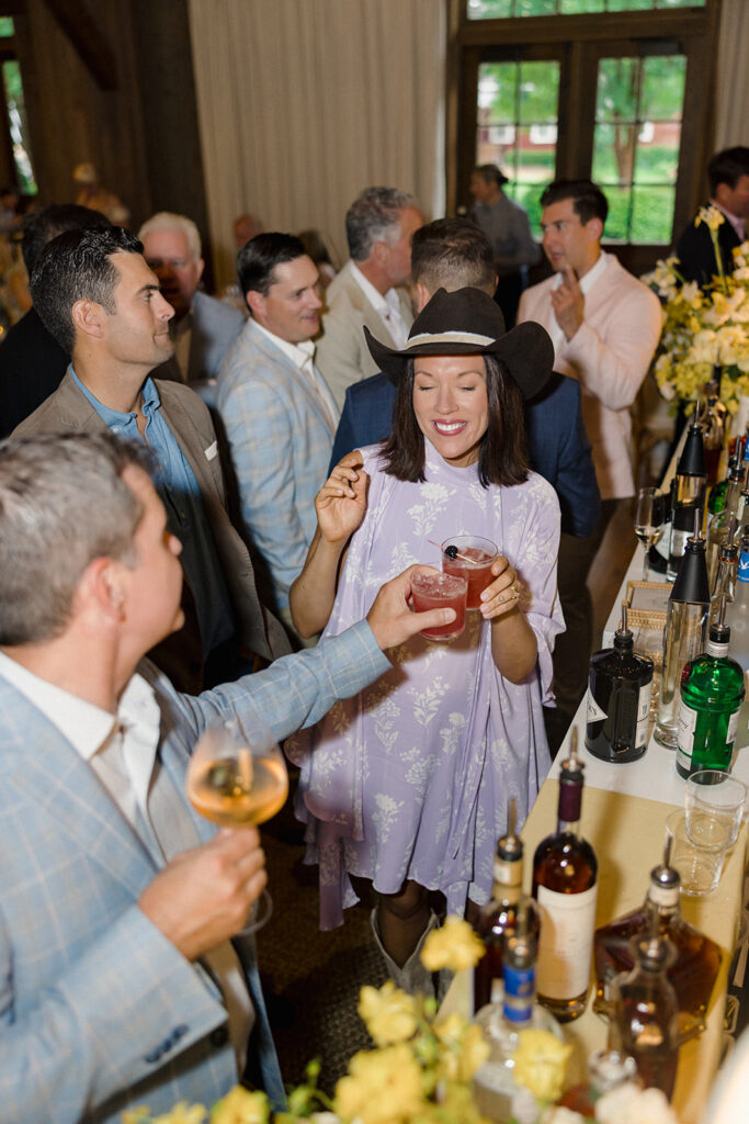 welcome party at Blackberry Farm wedding weekend in Tennessee