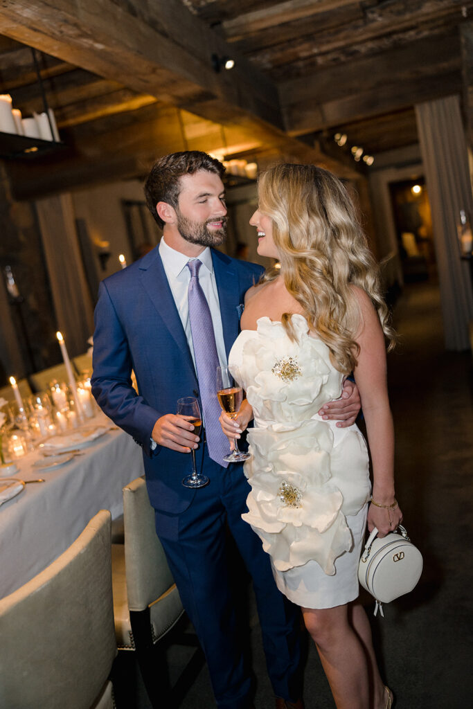 rehearsal dinner at Blackberry Farm estate wedding