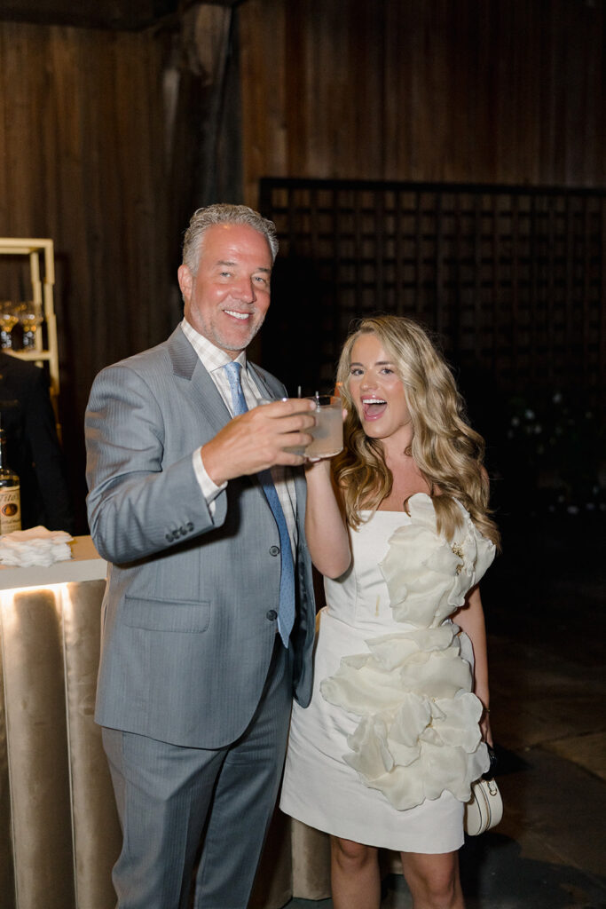 rehearsal dinner at Blackberry Farm estate wedding