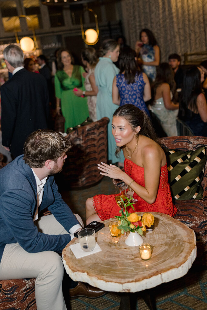 rehearsal dinner at Blackberry Farm estate wedding