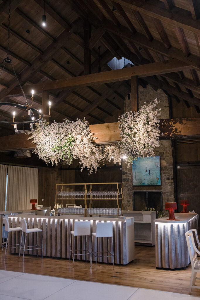 wedding reception at Blackberry Farm wedding weekend