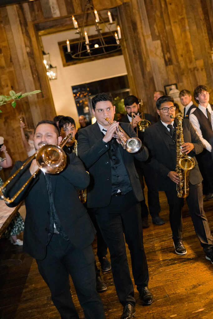 wedding reception at Blackberry Farm wedding weekend