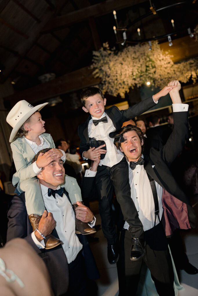 wedding reception at Blackberry Farm wedding weekend