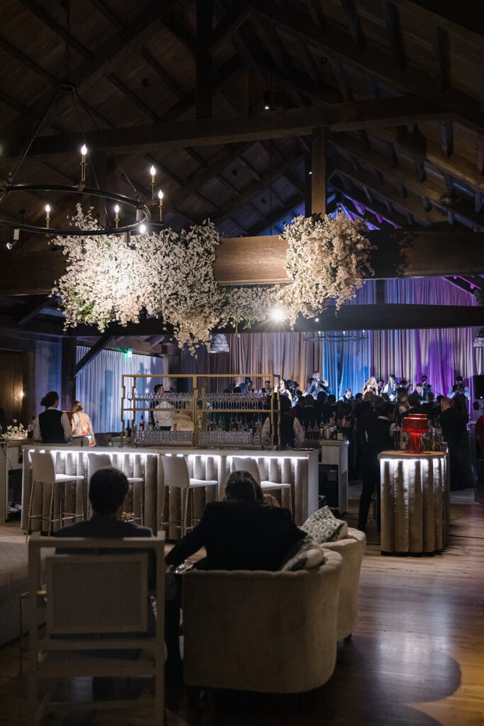 wedding reception at Blackberry Farm wedding weekend