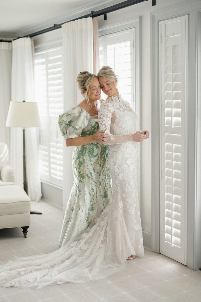 Catherine and Taylor’s fall wedding ceremony at the Inn at Perry Cabin in St. Michaels Maryland overlooking the Chesapeake Bay