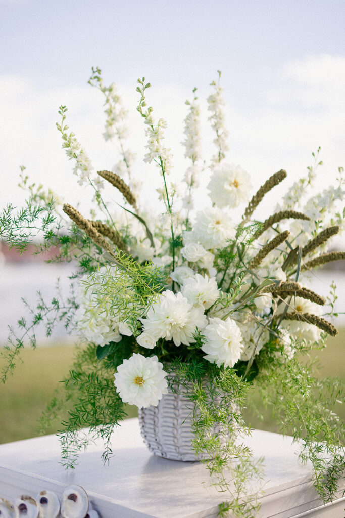 Sailcloth tent wedding reception at the Inn at Perry Cabin in St. Michael's, Maryland, overlooking the Chesapeake Bay during Catherine and Taylor's fall wedding.