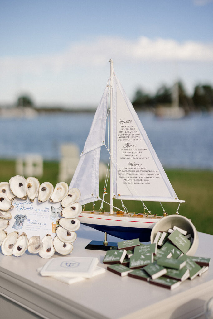 Sailcloth tent wedding reception at the Inn at Perry Cabin in St. Michael's, Maryland, overlooking the Chesapeake Bay during Catherine and Taylor's fall wedding.