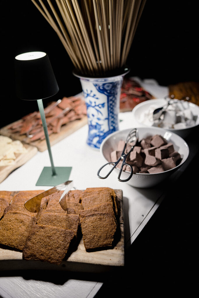 Sailcloth tent wedding reception at the Inn at Perry Cabin in St. Michael's, Maryland, overlooking the Chesapeake Bay during Catherine and Taylor's fall wedding.