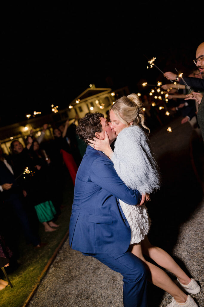 Sailcloth tent wedding reception at the Inn at Perry Cabin in St. Michael's, Maryland, overlooking the Chesapeake Bay during Catherine and Taylor's fall wedding.